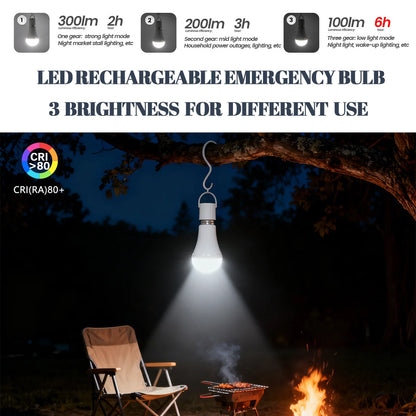 1-10 pezzi lampadina a LED ricaricabile AC100-240V E27 7W 9W 12W lampadina di emergenza per energia domestica campeggio esterno portico lampade da giardino