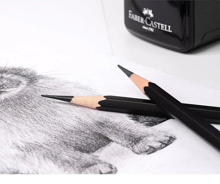 Faber-Castell 8/12pcs Set Matte Sketch Pencil Art Graphite per schizzo Black Lead Writing Drawing matite di grafite forniture