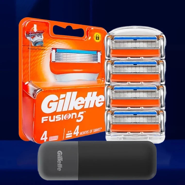 Lame di ricambio Gillette Fusion 5 lame di rasoio per rasoi bagnati da uomo