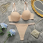 Adatto per reggiseno ispessente per seni piccoli Sexy    Reggiseni push up in due pezzi con ferretto  Set lingerie da donna B2051