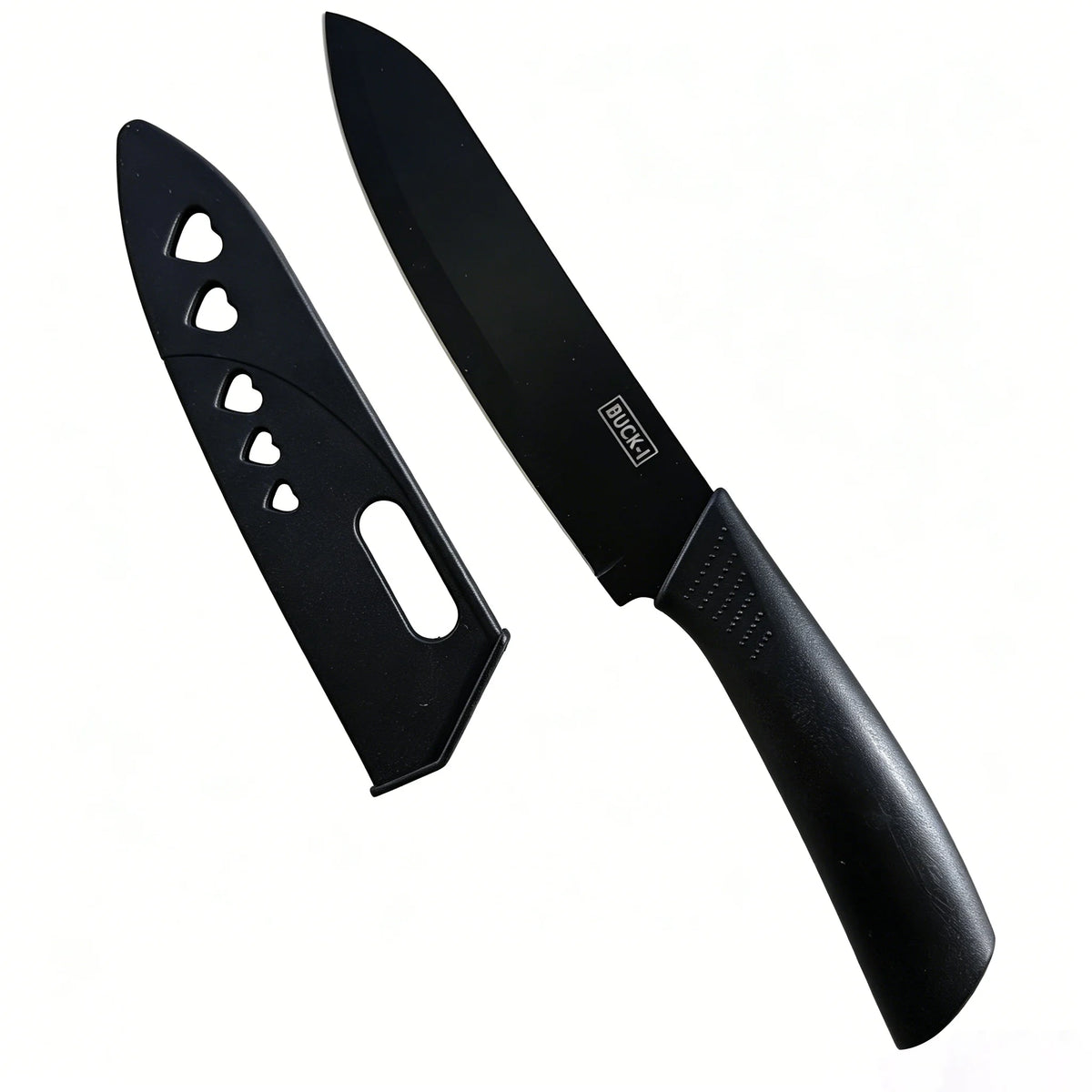 Coltello da cucina 1/3/6 Set di coltelli da cucina Coltello da frutta in acciaio inossidabile da 4 pollici con fodero Coltello da cucina a lama fissa con manico in plastica