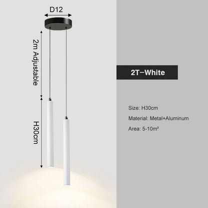Lampade a Sospensione LED Moderne, Illuminazione per Isola Cucina, Luci Regolabili in Altezza, Lampadari per Camera da Letto e Soggiorno
