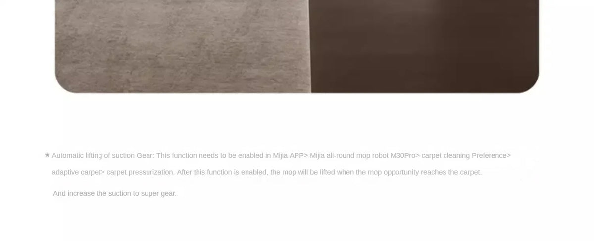 Nuovo robot aspirapolvere Xiaomi Mijia M30 Pro, potente e multifunzione, con funzione di taglio dei capelli integrata e sistema anti-groviglio.