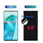 Display LCD Super AMOLED da 6,8 Pollici per Samsung Galaxy S23 Ultra S918, Schermo Touch con Digitalizzatore, Supporto per Impronte Digitali e S-Pen