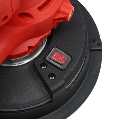 Levigatrice Elettrica per Cartongesso 800W, 1200-2500 RPM a Velocità Variabile, Lucidatrice con Aspirazione Polvere e Luce LED per Lavori su Soffitti/Intonaco