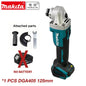 Smerigliatrice Angolare Makita DGA404 125mm 2026 Resistente a Polvere e Acqua per Taglio Metallo e Calcestruzzo, Utensile Elettrico a Batteria 18V