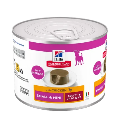 Hill's Adult Mousse Small & Mini Pollo Cibo Umido per Cani - 200 GR