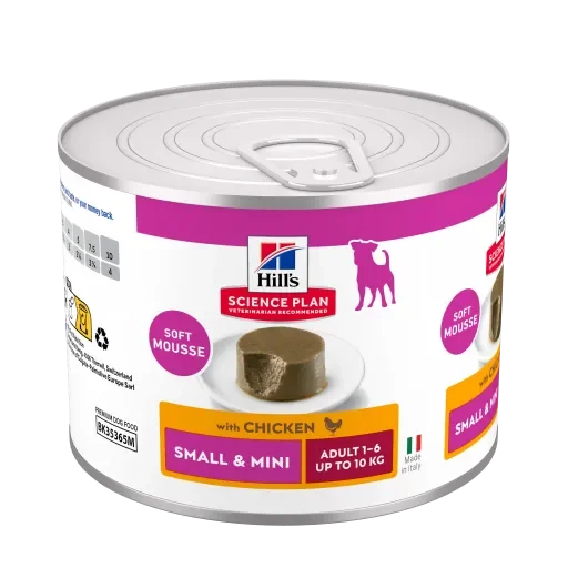 Hill's Adult Mousse Small & Mini Pollo Cibo Umido per Cani - 200 GR