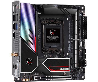 Scheda madre Asrock Z790 PG-ITX/TB4, scheda madre Mini-ITX Z790, supporto PCI-E5.0, M.2, DDR5, compatibile con CPU i7-14790F, i5-14490, i3-14100, i5-13600.