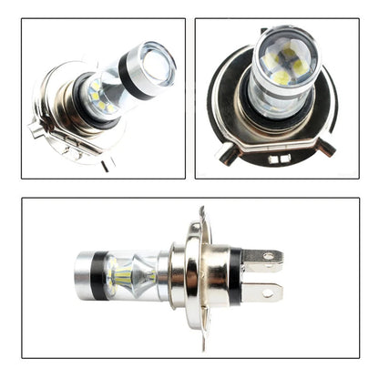 2 pezzi H4 H7 100W LED luci per auto lampadina super luminosa a bassa temperatura faro per auto di marcia diurna guida fendinebbia accessori auto