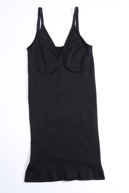 Sexy Full Slip Shapewear Abito da donna Scollo a V Aderente Biancheria intima Compressione liscia Shaper del corpo Dimagrante Vita Addome Pancia Corsetto