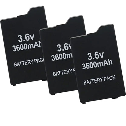 Batteria di Ricambio al Litio 3600/2400mAh per Console di Gioco Portatile PSP2000, Compatibile con PS Lite PSP-2PSP-3004