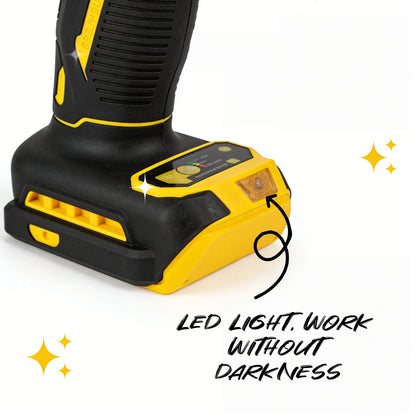 DEWALT DCD805 Trapano a Batteria Brushless 20V: Avvitatore a Impulsi Multifunzione Compatto (Solo Utensile)