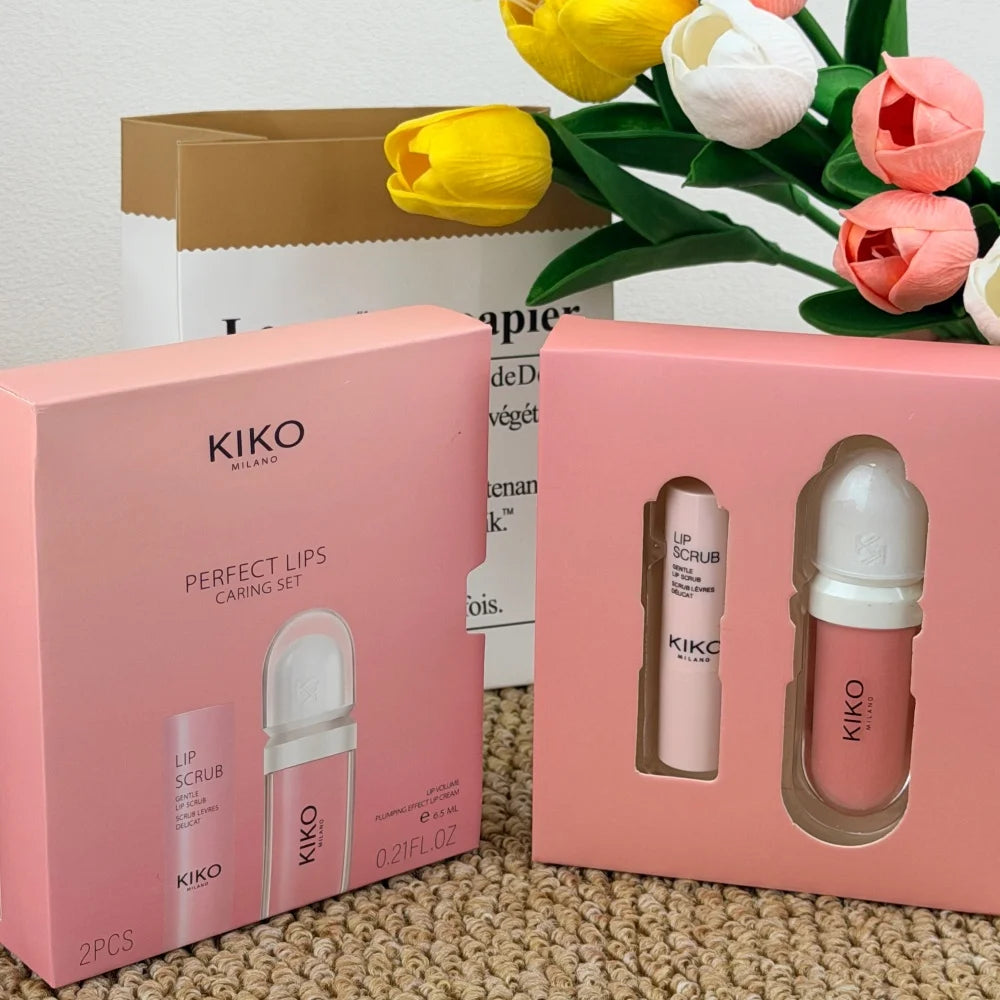 Gloss e scrub labbra KIKO Milano, varianti set