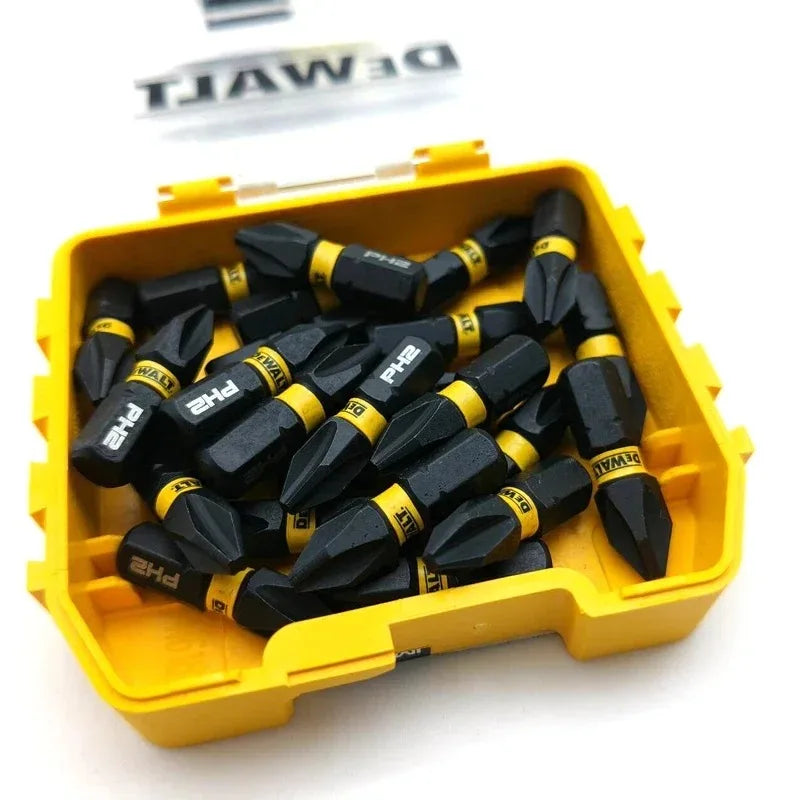 DEWALT DT70555T-QZ Set di punte per cacciavite Extreme FLEXTORQ PH2 da 25 pezzi da 25 mm in una piccola custodia sfusa, accessori per utensili elettrici
