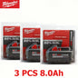 Batteria agli ioni di litio Milwaukee M18 18V 6.0Ah 12.0Ah ad alta potenza, 100% originale, per utensili elettrici a batteria 48-11-1850 48-11-1815