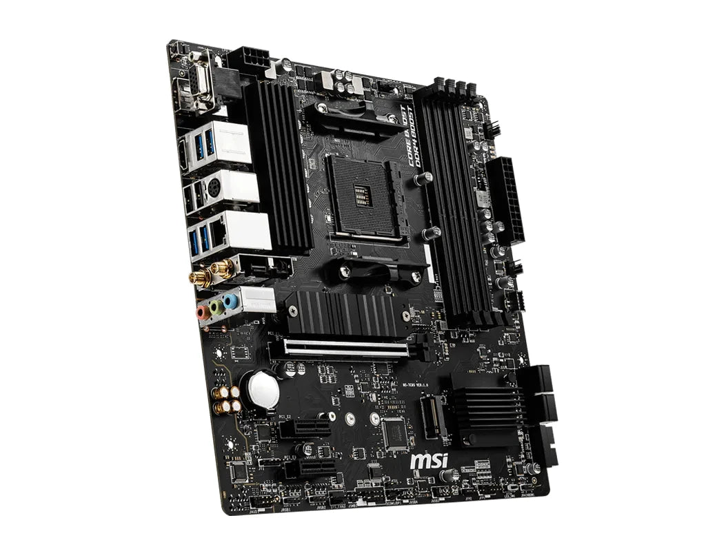 Scheda madre MSI B550M PRO-VDH WIFI AMD B550 AM4 4xDDR4 128GB Micro-ATX compatibile con CPU Ryzen 5 5600 5700 5800X 3600