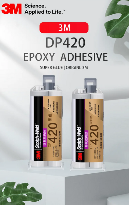 Colla adesiva epossidica originale 3M DP420 50ml Adesivo strutturale a due componenti Scotch-Weld DP420NS