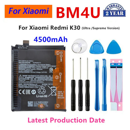 100% originale BM4P BM4S BM4Y BN53 BN59 BM4J BN63 BM56 BM57 BM5D BM4U BN5A batteria per Xiaomi Redmi K50 Pro/K40 5G/K40 Pro/K30