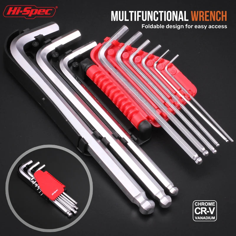 Kit di attrezzi per la riparazione auto di alta qualità, set di chiavi a bussola 1/2, 3/8, 1/4, set di utensili manuali per uso quotidiano, set di chiavi a bussola per riparazioni e manutenzione domestica, set di chiavi a cr