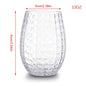 Bicchieri da Vino da 12oz, Bicchieri in Plastica Infrangibili per Whisky, Cocktail e Succhi, Riutilizzabili e Riciclabili per Feste in Piscina e Picnic all'Aperto
