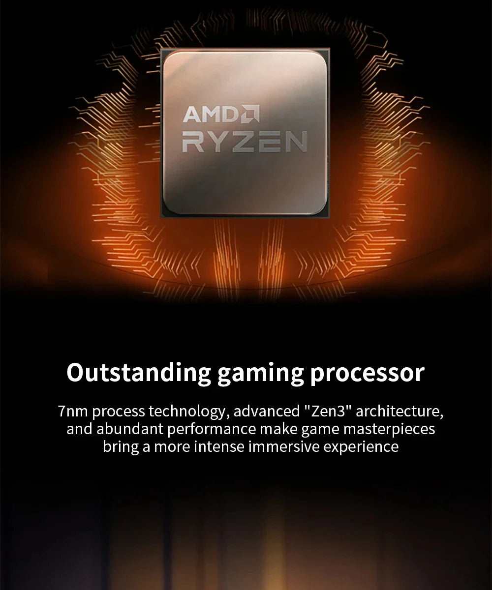 Processore Desktop AMD Ryzen 7 5700X, 8C/16T, 4.6GHz, 32MB Cache, AM4, Senza Dissipatore Incluso