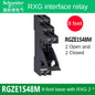 Relè interfaccia Schneider Relè Rxg22bd Rxg23bd Rxg12bd con pulsante di prova Relè Rxg24vdc Base da 8 piedi