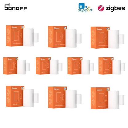 SONOFF SNZB-04P Sonoff Zigbee Sensore porta SNZB 04P Collegamento scena intelligente locale Avviso antimanomissione Sicurezza domestica Funziona con Alexa Google