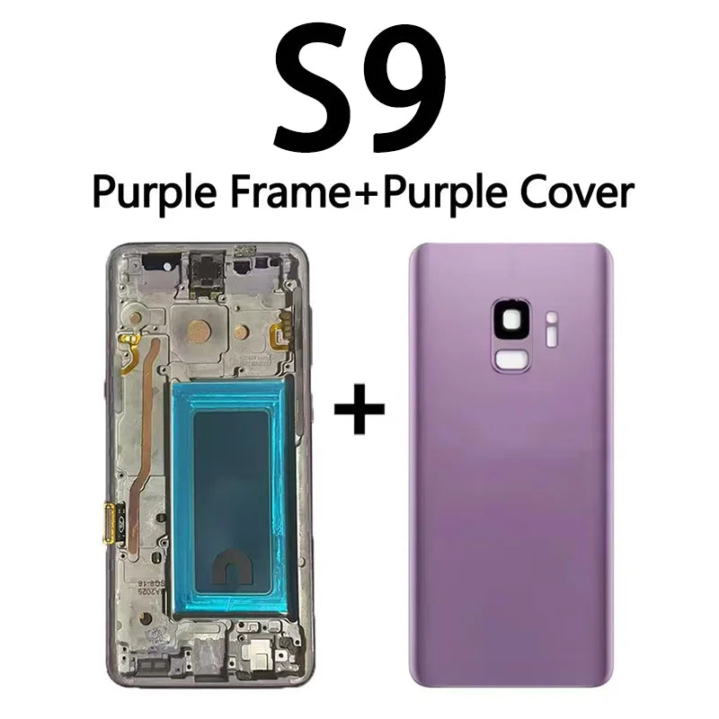 Display LCD touchscreen con telaio per Samsung S8 G950 G950F SM-G950FD e Samsung S9 G960 SM-G960F, nuovo e testato al 100%.