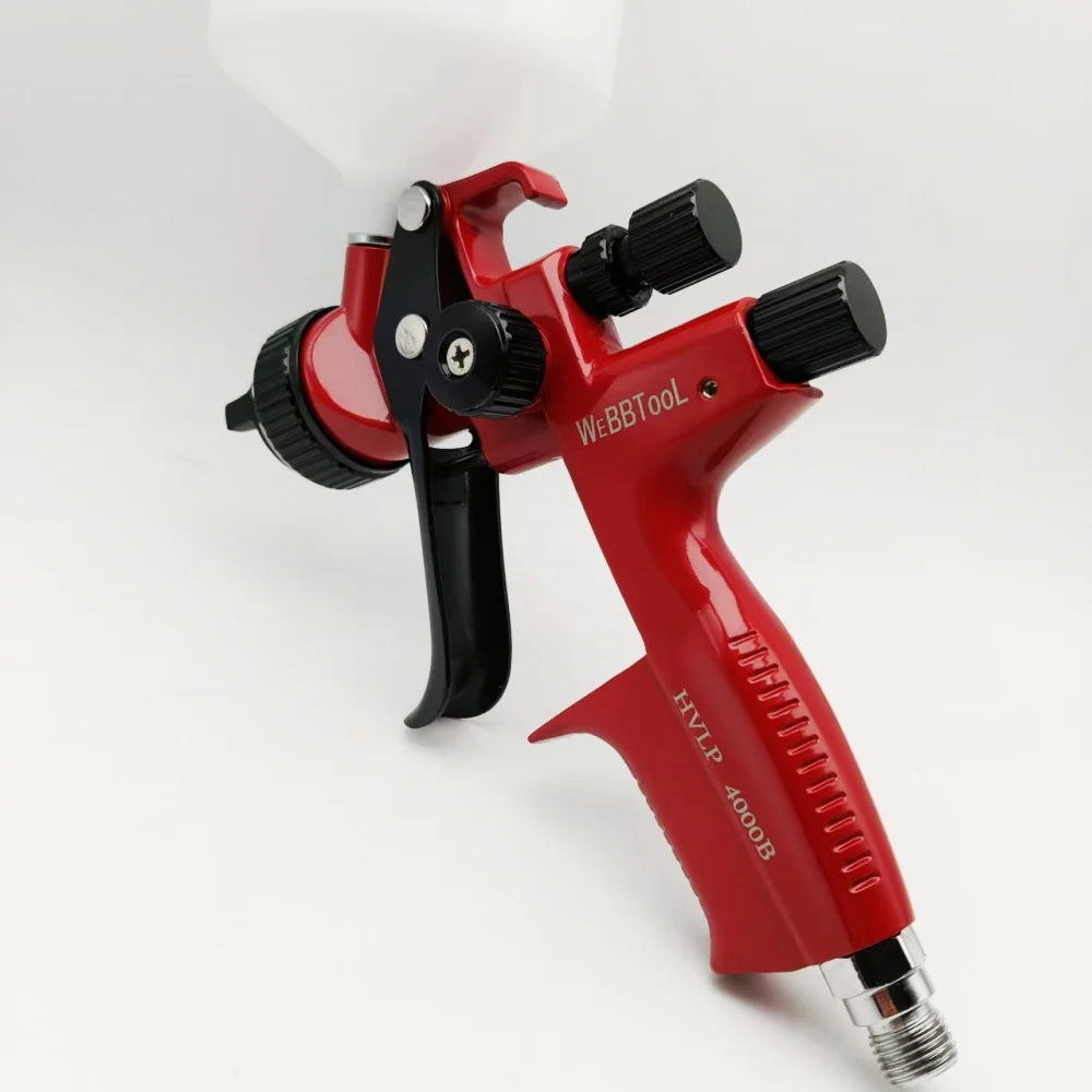Pistola a spruzzo per vernice 4000B HVLP Ugello da 1,3 mm Pistola per strumenti a spruzzo ad alta atomizzazione per auto per spruzzatura professionale