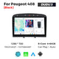 DUDUAUTO 512GB Wireless CarPlay Android Auto Per Peugeot 408 Per Peugeot 308 308SW Autoradio Lettore Multimediale DSP WIFI GPS AMP