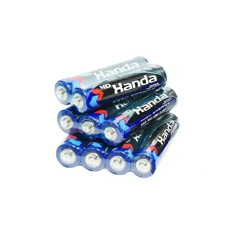 Batteria a secco monouso AAA 1,5 V, tipo 7, a base di zinco e manganese, adatta per bilance, cartelli da parete, orologi elettronici e giocattoli.