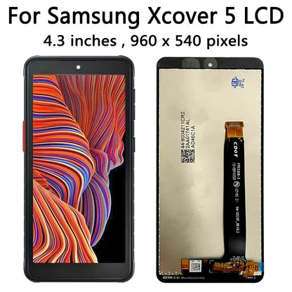 5.3 "IPS LCD Per Samsung XCover 5 G525 G525F, G525F/DS Display LCD Touch Screen Digitizer X Cover 5 Display Assemblea