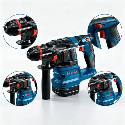 BOSCH GBH 18V-22X Trapano Tassellatore a Percussione a Batteria SDS PLUS Professionale 18V Brushless Utensili Elettrici GBH 18V-22 X