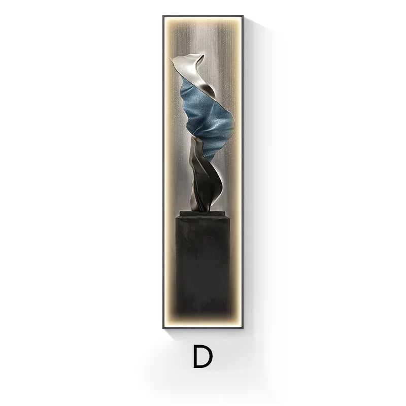 Lampada da Parete a LED Moderna di Lusso, Decorazione per Ingresso, Quadro Sottile da Parete, Lampada da Corridoio di Alta Gamma