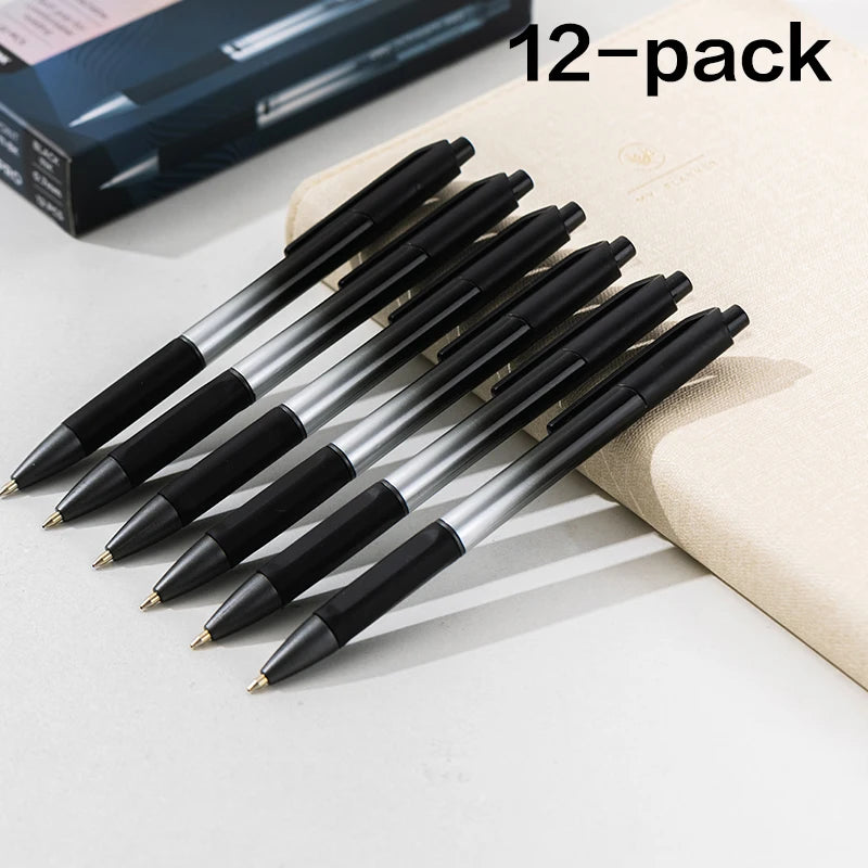 Penne a sfera DELI 0,7 mm Penna a sfera per firma per scrittura liscia Nero Blu Cancelleria per ufficio scuola