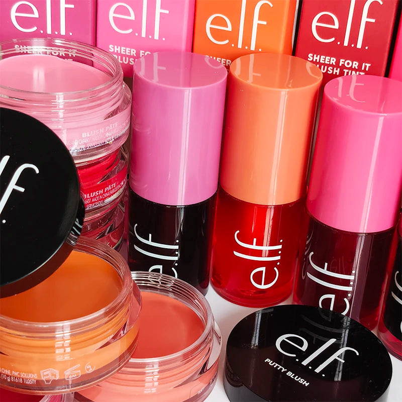 Nuovo Stile Elf Rossetto e Fard Liquido in Polvere a Doppio Uso, Stick Trucco Multifunzionale, Set Rossetto a Doppia Punta, Cosmetici