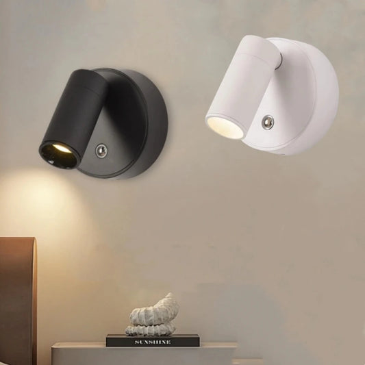 Lampada da parete a LED ricaricabile Touch Luci notturne Faretto magnetico wireless 360 °   Rotazione per l'illuminazione della lettura sul comodino della camera da letto