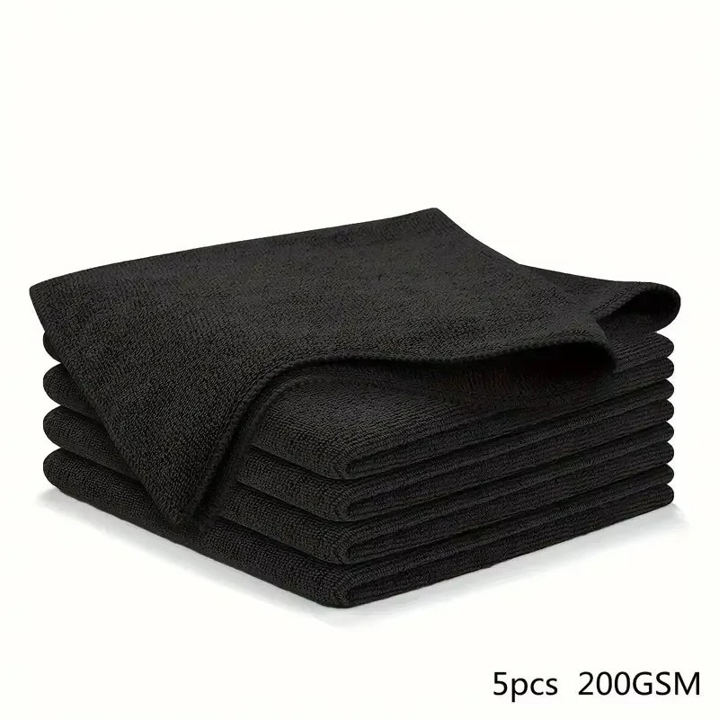 Asciugamano da cucina 5/10/20 pezzi, set di panni per pulizia grigio chiaro in fibra ultrafine, panno assorbente, morbido e smacchiato