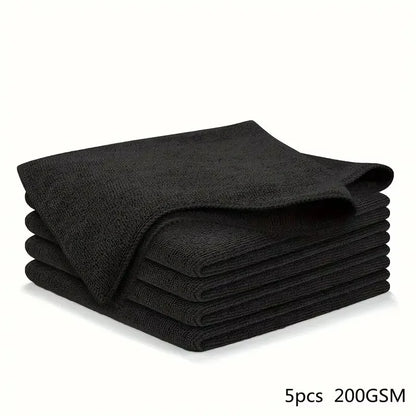 Asciugamano da cucina 5/10/20 pezzi, set di panni per pulizia grigio chiaro in fibra ultrafine, panno assorbente, morbido e smacchiato