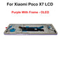 Display OLED da 6,67" per Xiaomi Poco X7 LCD 24095PCADG, display touch digitizer per Poco X7 Pro, schermo 2412DPC0AG, parti di assemblaggio