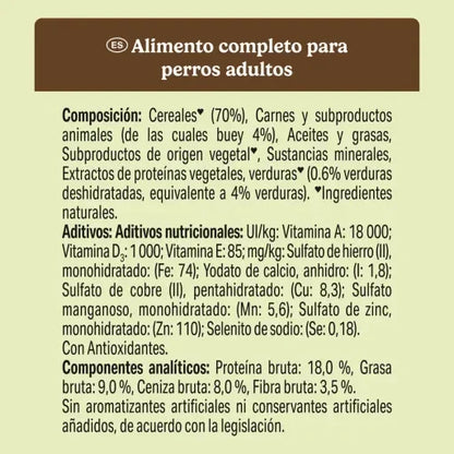 Purina Friskies Cibo per Adulti Carne e Verdure (Cani, Cibo, Alimentazione) - 3 Kg