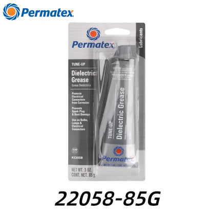 Permatex 22058 Grasso Dielettrico per Candele e Connessioni Elettriche, Previene Perdite di Tensione, Corrosione e Umidità 9g/85g