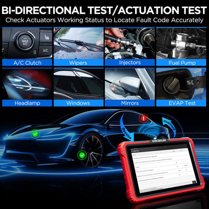 Ultimo Modello 2026 KINGBOLEN K10 PRO/K10 ELITE Strumento Diagnostico con Diagramma Topologico Completo del Sistema, Scanner Auto OBD OBD2 CANFD DOIP, 40+ Funzioni di Reset