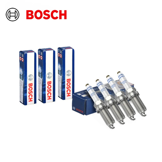 4 pz. Candele Bosch Double Platinum ZR5SPP3320 per BMW Serie 1 2 3 4 5 6 7 X2 X3 X4 X5 X7 M2 M3 M4 Z4 i8【OE：12120040551】