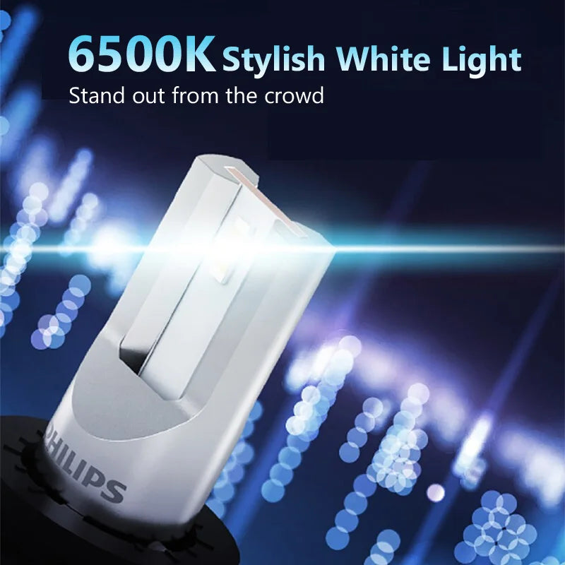 Philips LED H7 Faro 12V/24V 4200K 5700K 6000K 6500K Bianco brillante Faro automatico Lampade a LED,