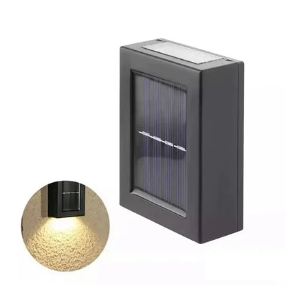 Faretti solari su e giù per esterni, lampada da parete stradale a energia solare lampada solare impermeabile da giardino decorativa