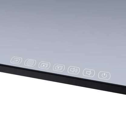 Souria Specchio Intelligente Android con Touchscreen da 22 Pollici, Televisore LED per Bagno e SPA, FHD, Sintonizzatore DTV, DVB, Cucina