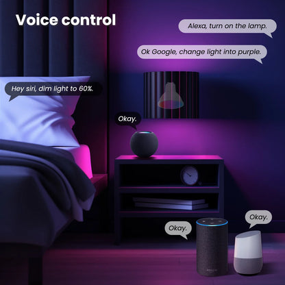 MOES Tuya Matter WiFi GU10 Lampadina intelligente Dimmerabile Luce a Led 16 milioni di colori RGB C + W Lampada a candela Controllo vocale Alexa Google Home