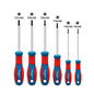 Set di Cacciaviti Torx T8 T10 T15 T20 T25 T27 T30 T40 in Cromo Vanadio con Punta Magnetica Antiruggine, Manico in TPR, Alta Coppia, Utensile a Stella